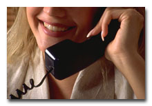 Woman on the phone
